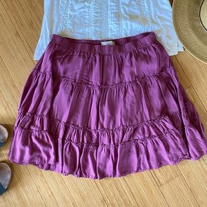 Loft Tiered Peasant Skirt